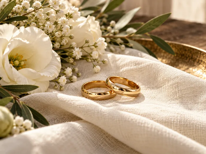 Composição simbólica de casamento espiritual